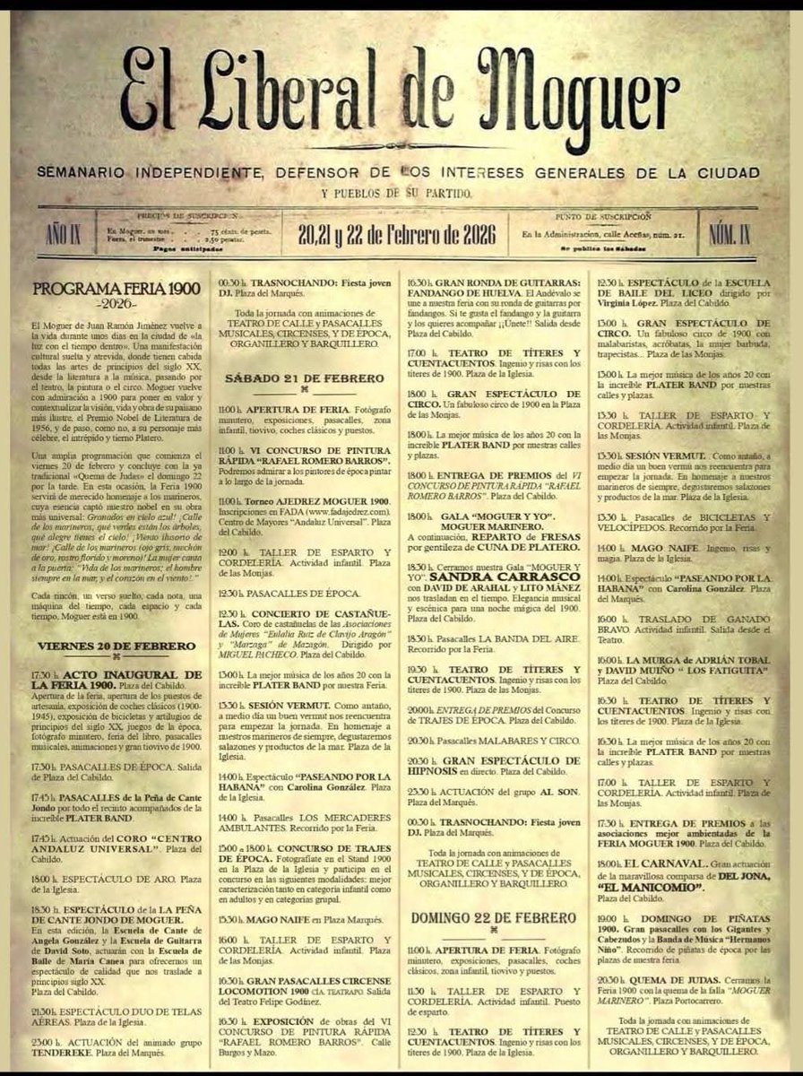 🎩👒FERIA ÉPOCA 1900 |Taberna La AGUEDILLA
Para la presente edición el bar de la hermandad se ubica en la Plaza del Cabildo, junto a la oficina de Turismo. Acude y degusta nuestras tapas, guisos y dulces caseros. Gracias 💚🖤 #veracruzmoguer #feria1900 #moguer
