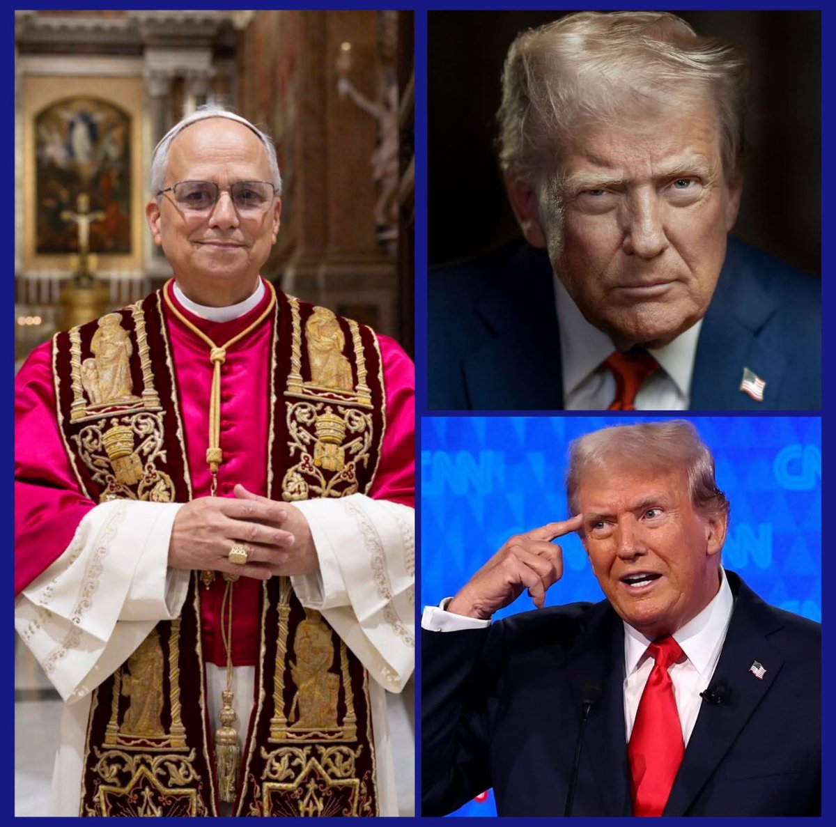 BREAKING NEWS 🚨‼️

BREAKING NEWS🚨

Pope Leo XIV rejects Donald Trump's invitation to join the ”Trump Board Of Peace” saying Trump has no right to act as the World's Police. 

In Pope Leo's Words:

🗣“Mr President, what peace do you want to offer the world when your