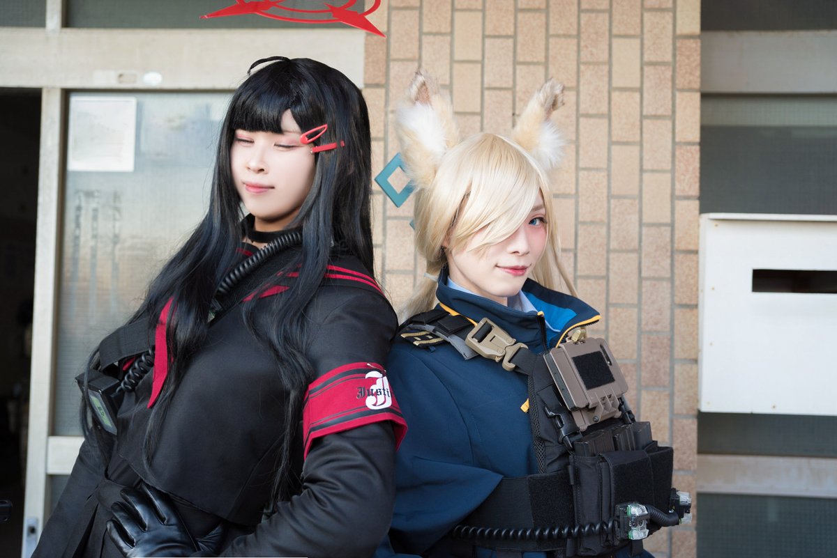 『正義のためっす！！』

= ブルアカ Blue Archive =
仲正イチカ：<a href="/azuazu_oc/">あずあず</a> 
尾刃カンナ：<a href="/homuwadake/">沖野しずく</a> 

📸：<a href="/imperial_st_321/">指揮官B＠こみトレ47 D11b</a> 

#ブルアカファスガン