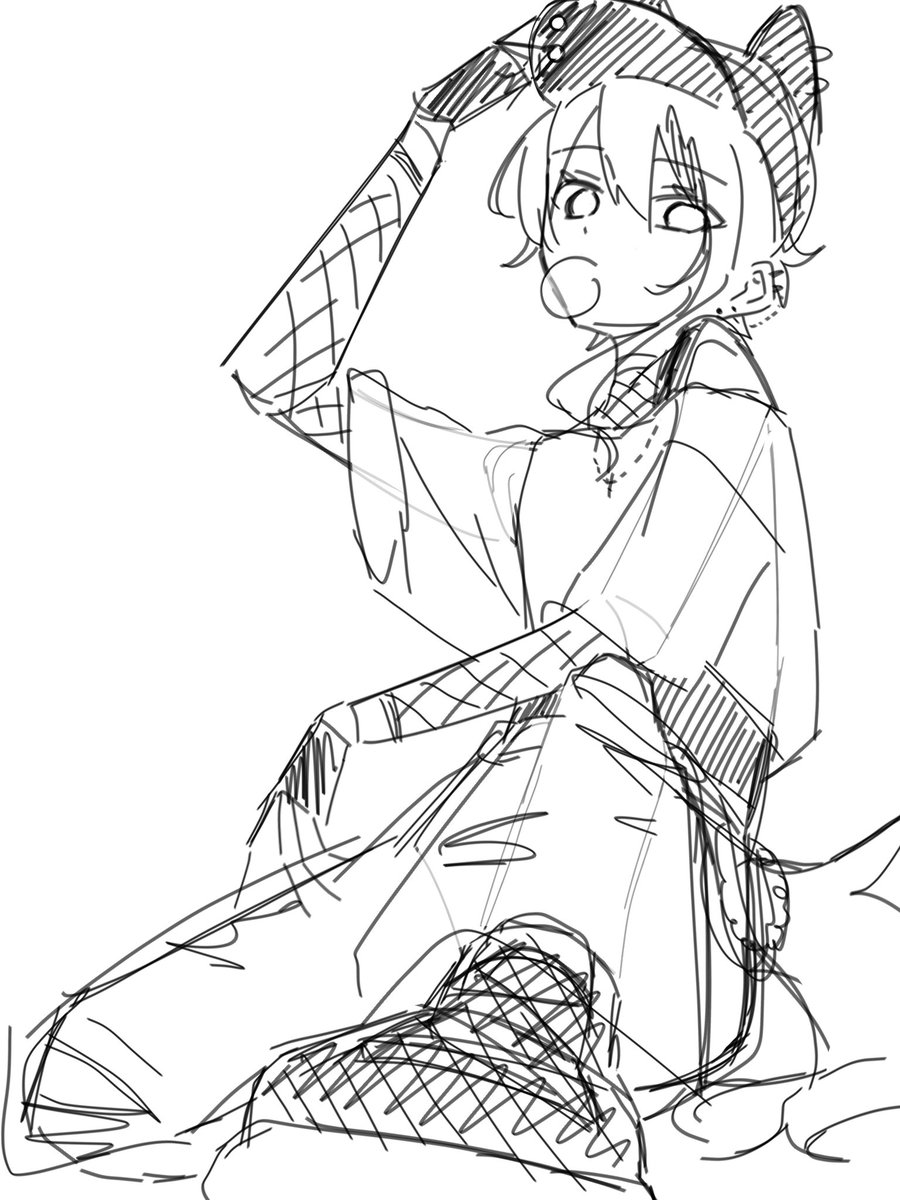 あまりにも好きすぎたため描かせていただきました。 投稿の許可も