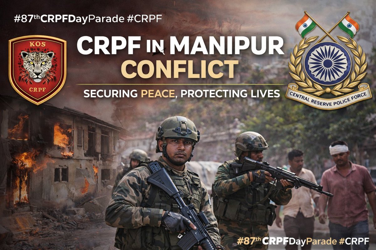 SajidaK50's tweet photo. Today, we pay tribute to the valiant souls of #CRPF who have made the supreme sacrifice for our nation. #CRPFDay, #87thCRPFDayParade, #CRPF https://t.co/Uh2gGidXdQ