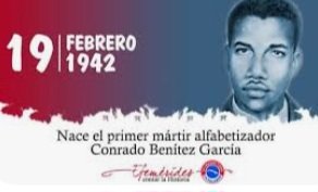 Conrado Benítez nació un día como hoy. Solo vivió 18 años: fue salvajemente torturado y asesinado por el "delito" de enseñar a leer y escribir. ¡El imperio yanqui fue el patrocinador del crimen! #NoAlTerrorismo