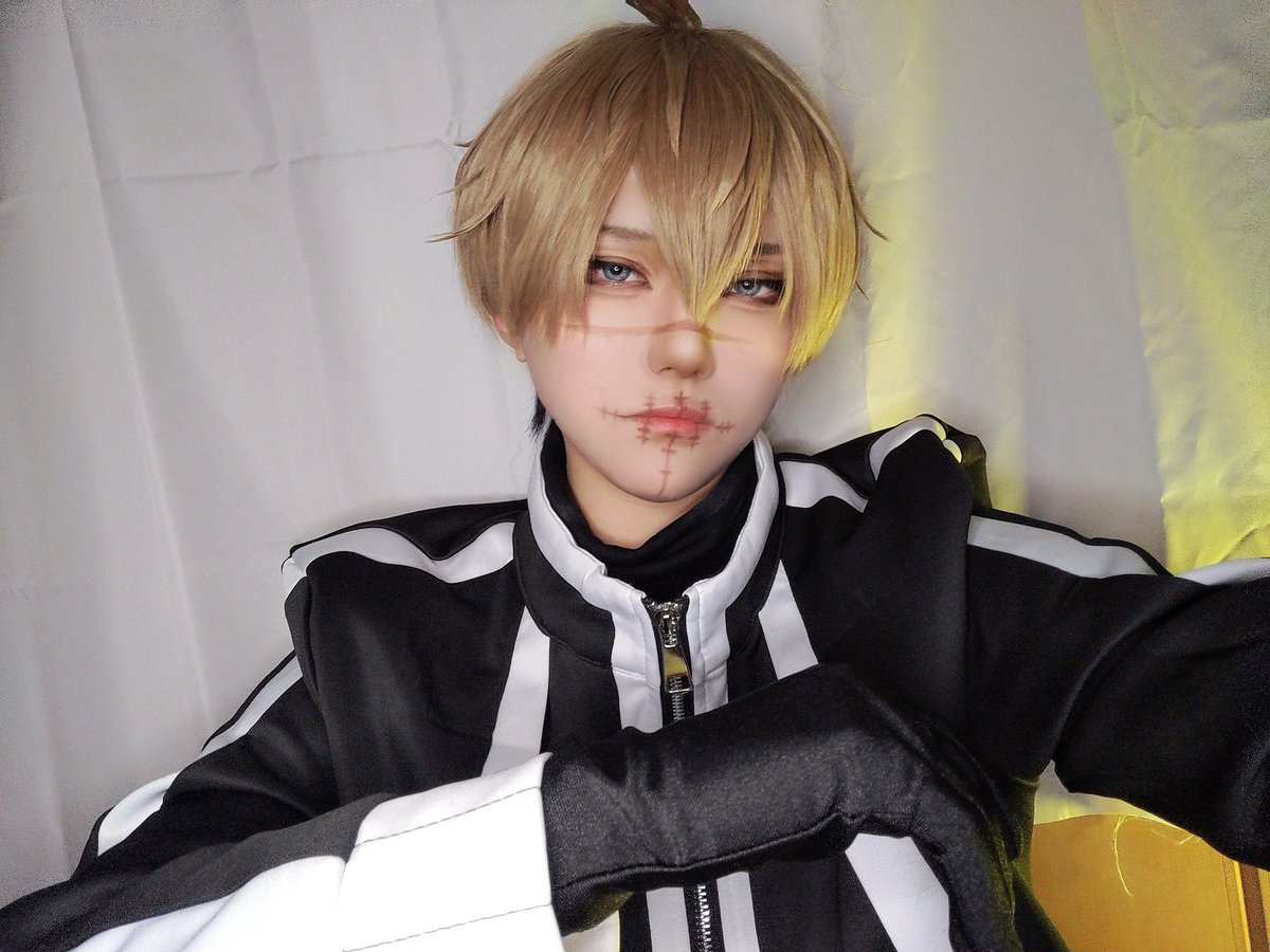 🍑👹cos 「何見てんだ？」 #皇后崎迅コスプレ #桃源暗鬼コスプレ