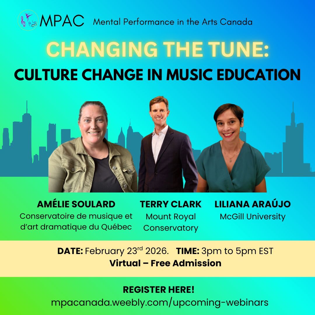 MPACanada_'s tweet photo. Only a few days left to register for this free webinar! Join us to learn about exciting changes at music institutions in Canada. Register here: https://t.co/NwKRdoJGd3 #musiceducation #music https://t.co/5Q4RGMYaOA
