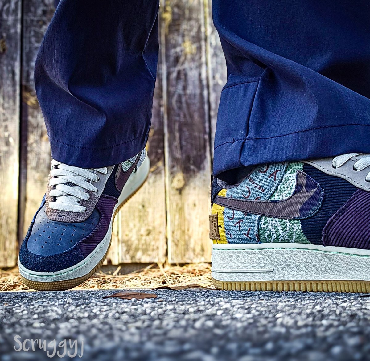 travis scott air force 1 cactus jack outfit