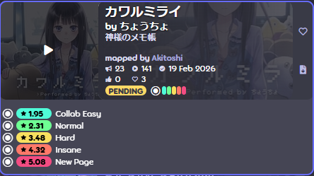 osu.ppy.sh/beatmapsets/23…

done, p chill map