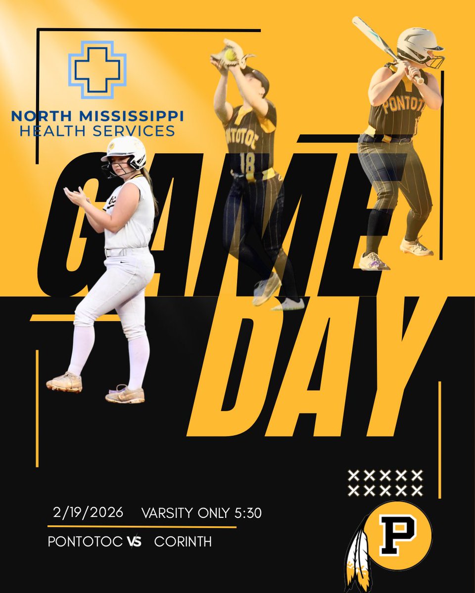 It’s GAMEDAY! Home opener! 

📍- Ladt Warrior Field 
🆚- Corinth 
⏰- varsity only 5:30
🌤️- 74°
🎟️-$8
💻-youtube.com/@pontotochighs…