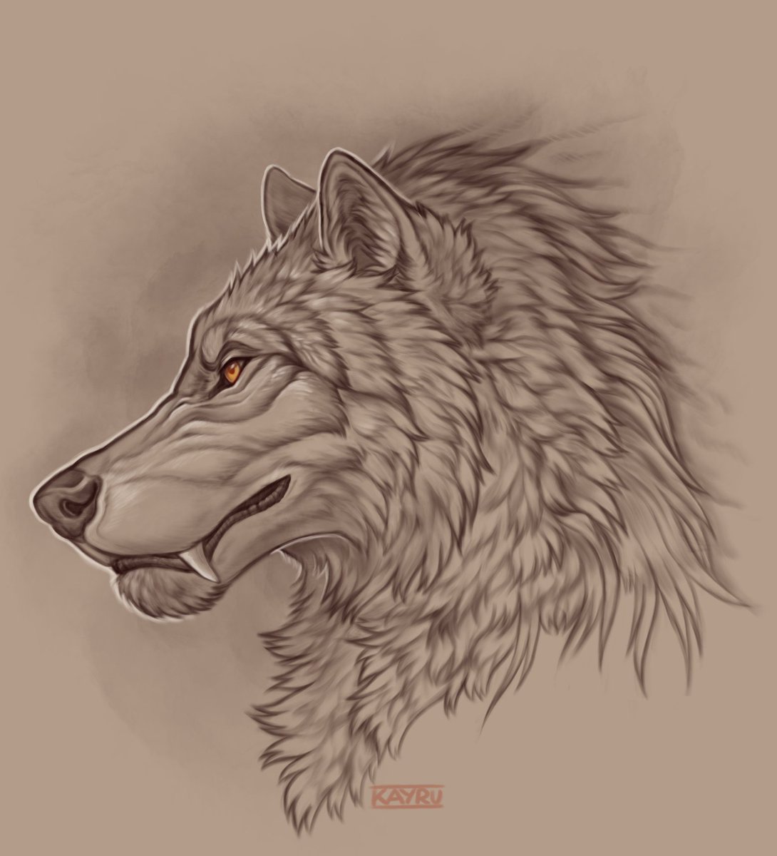 KayruArt's tweet photo. Yellow eyes 

#digitalartwork #wolf #artist https://t.co/rtu1n52ZEm