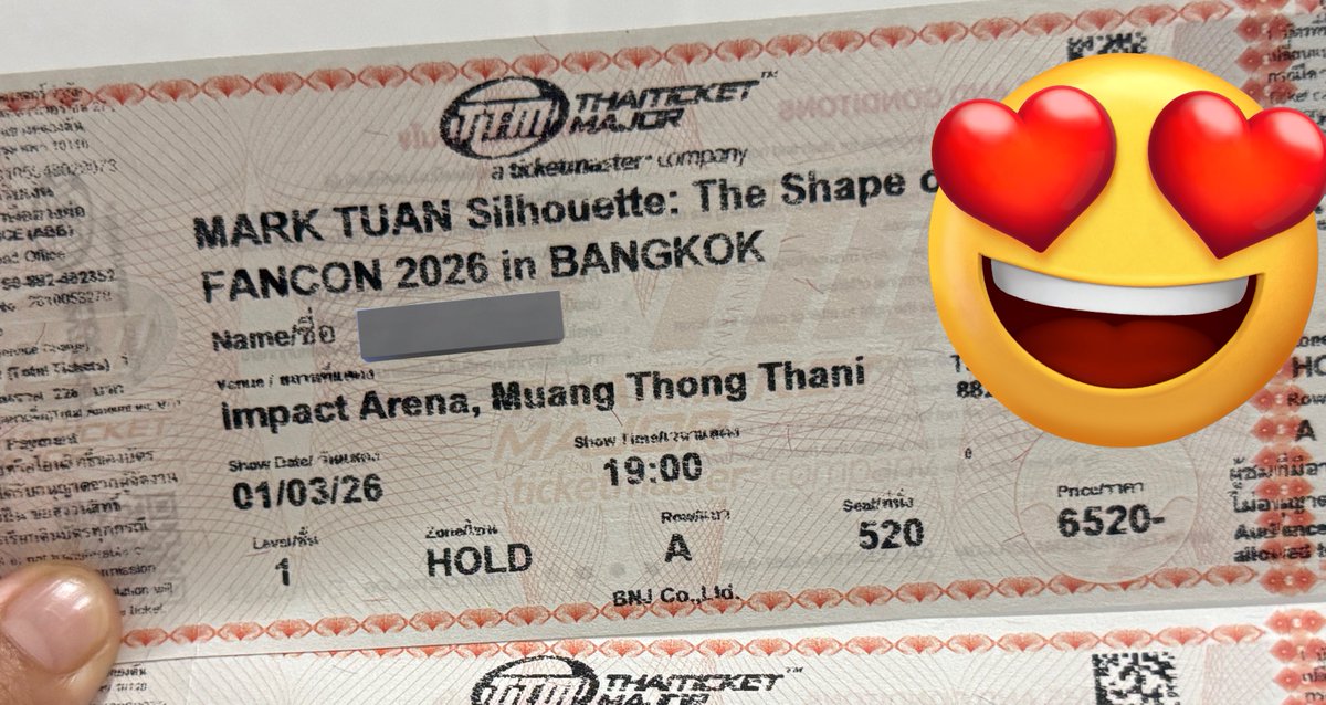 พี่มาร์คชูสสสสสสส 😭😭😭😭
 #MarkTuanFanconBKK2026