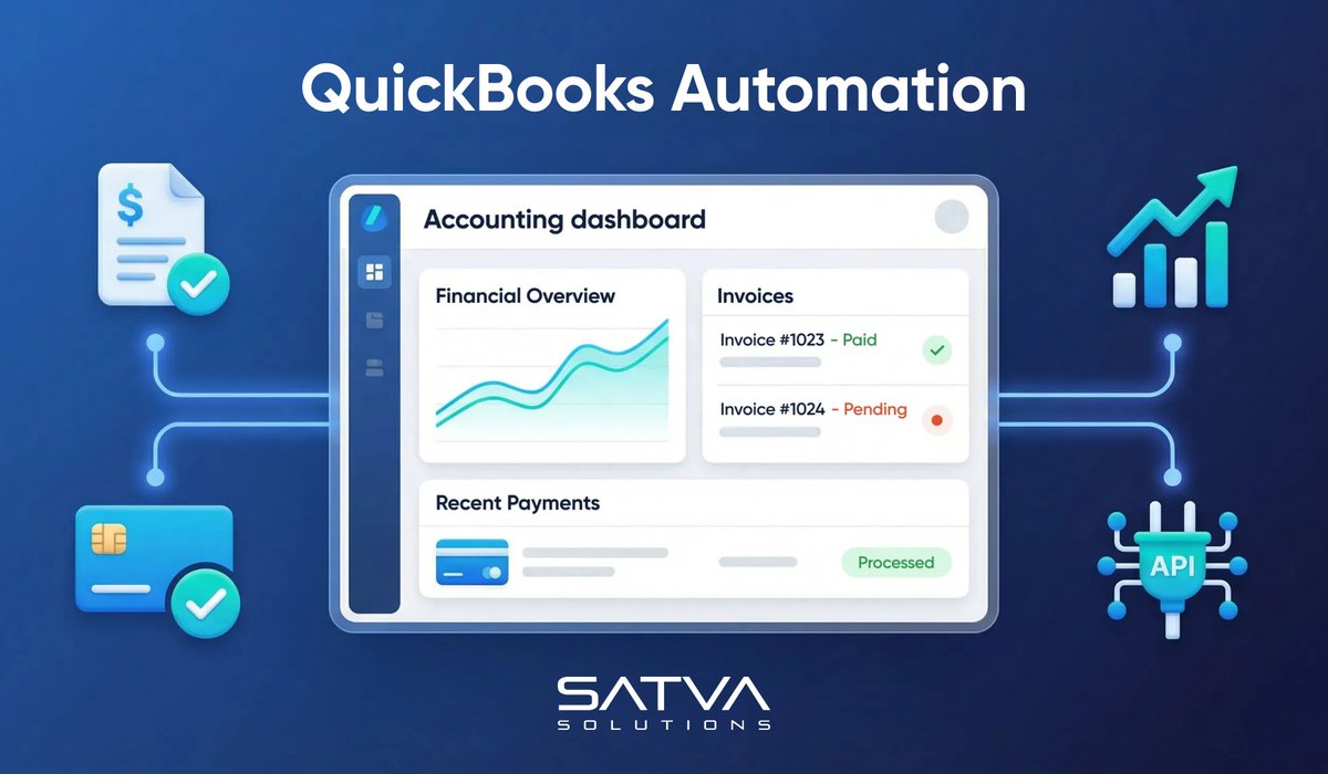 satvasolutions's tweet photo. Too many teams use QuickBooks daily but still rely on manual work. The issue usually isn’t QuickBooks. It’s the missing automation around it.

Want to know how this works in practice?

https://t.co/B4jHZMs4qD https://t.co/LGpdcTZqH9