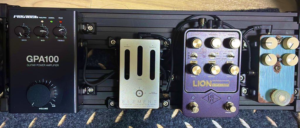 自分のエフェクターボードのこだわりポイント darkglass elementでIR通