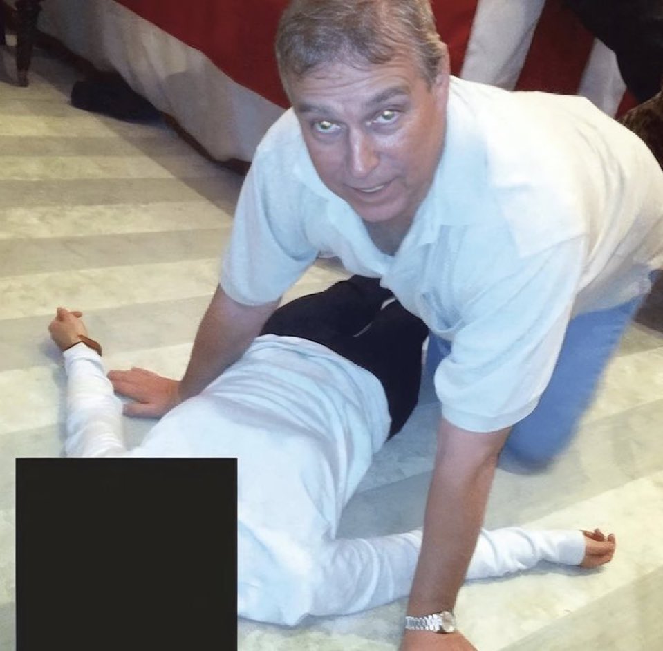 PRINCE ANDREW HAS BEEN ARRESTED; 
Gmgmgm