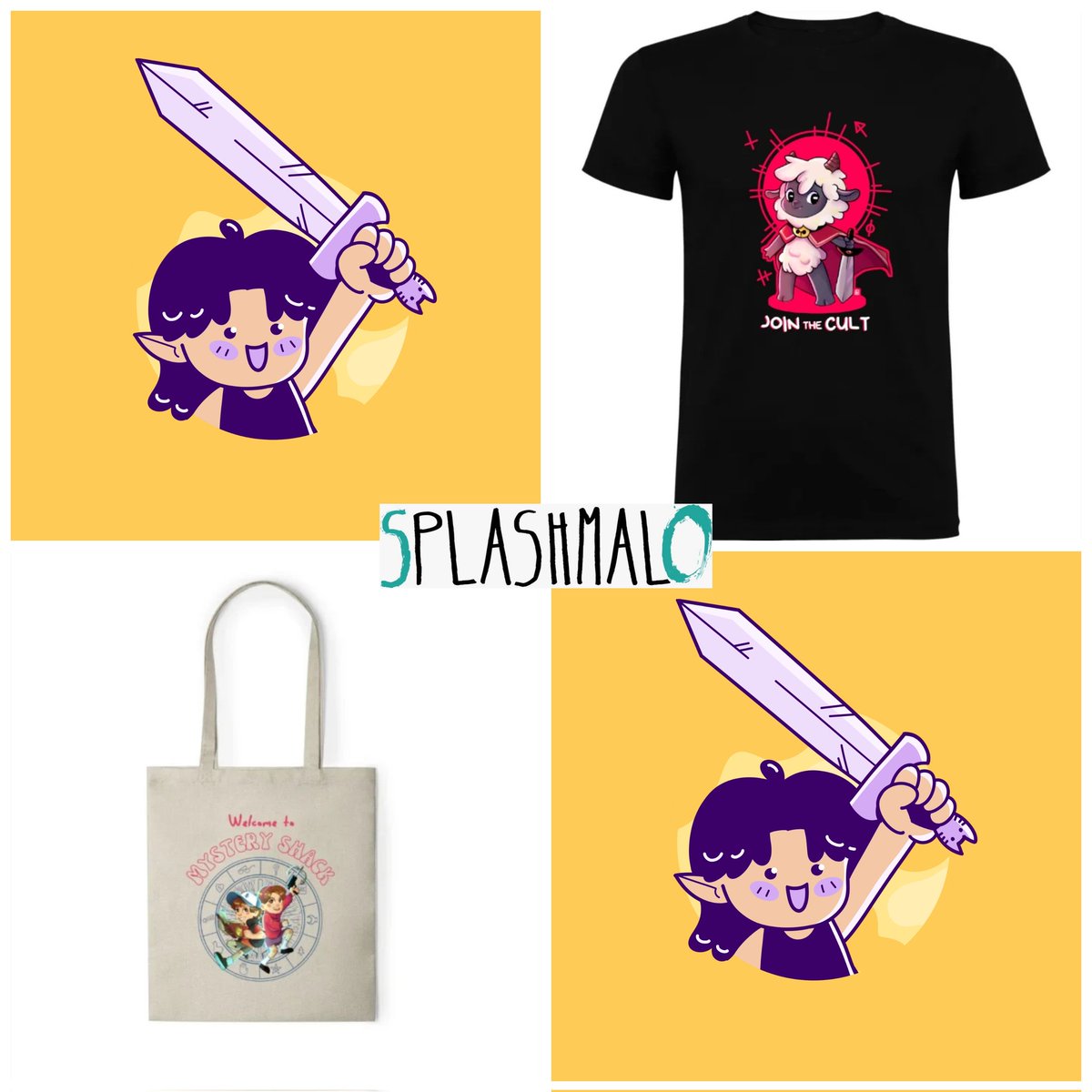 Splashmalo - Merch de artistas y CC tweet media