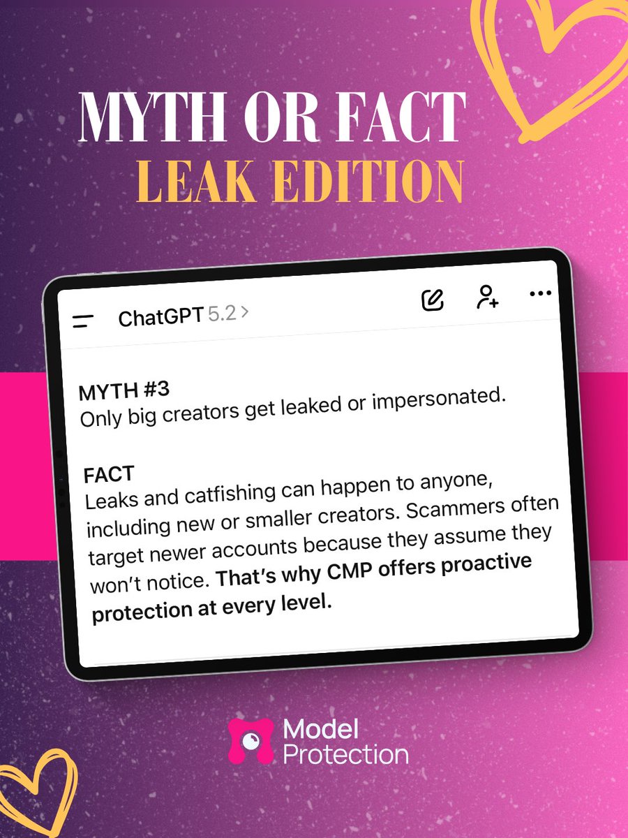 Cam Model Protection tweet media