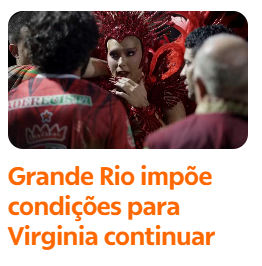 Não é somente não saber sambar. Ela não entendeu o "conceito" de ser rainda da bateria..para ela, a escola gira em torno dela e de seu staff..sintonia zero.
Junte-se ao fato de substituir a Paola e temos esse "desastre".