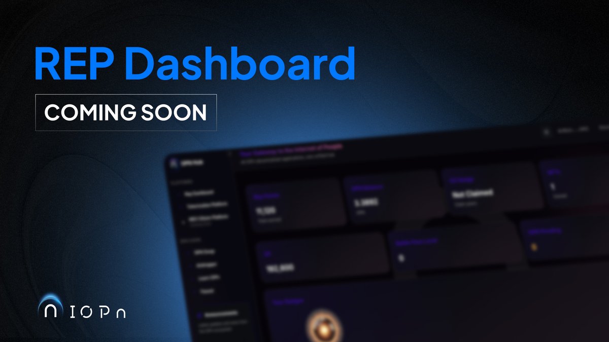 IOPn_io's tweet image. What's coming next: a system where identity, reputation, and rewards live together, on-chain, by design.

Stay tuned.

Accelerate ⋂