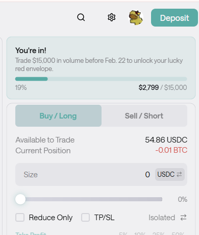 Liquid 有一个农历新年活动🧧 符合条件即可赚取高达 888 美元！
参与活动、交易并领取红包！
（1）活动期间：2月9日至2月22日
（2）需要绑定推特
（3）交易量达到15000U。
数据可以实时刷新，如果正好在刷交易的话，感觉可以参与一下。
<a href="/liquidtrading/">Liquid</a> <a href="/LiquidtradingCN/">Liquid中文站</a>