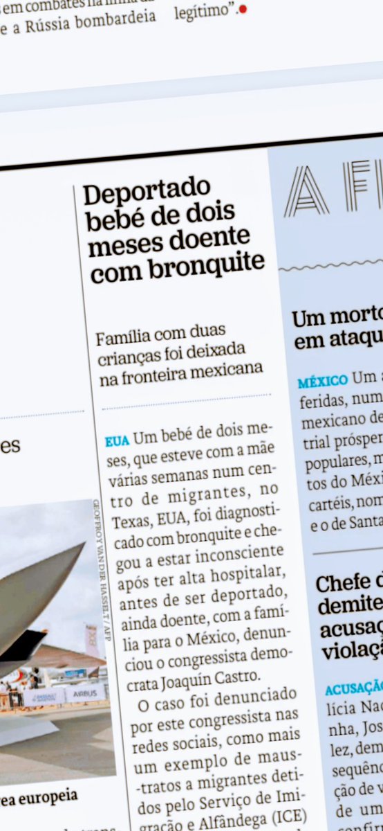 Notícias do farol da democracia e dos valores ocidentais.