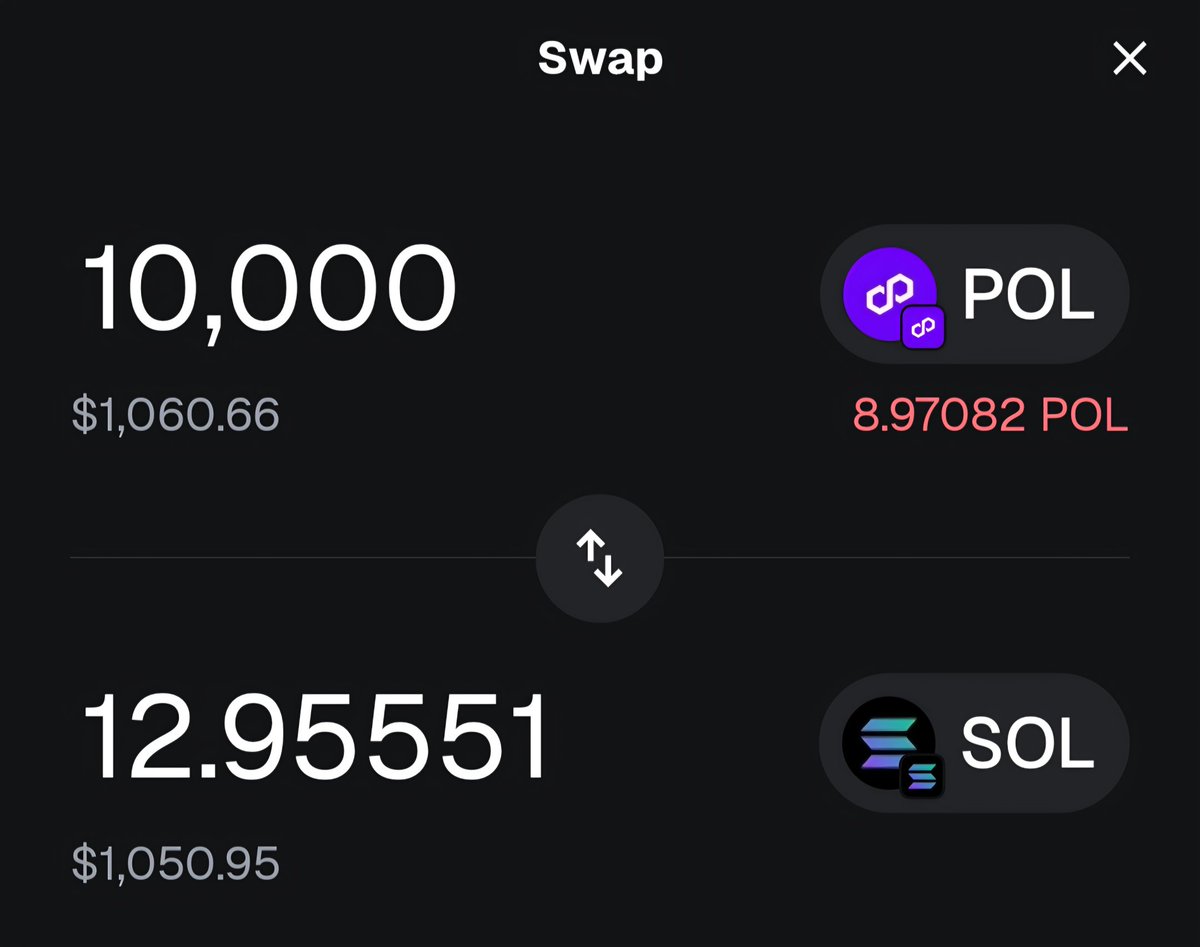 ProjectNOVA2026's tweet photo. Same swap. Same time.
Nova Wallet delivered $5.50 more than MetaMask.
Lower fees add up.

#NovaWallet #Web3 #Crypto #DeFi #Swap #LowerFees https://t.co/j44jo3TCTG
