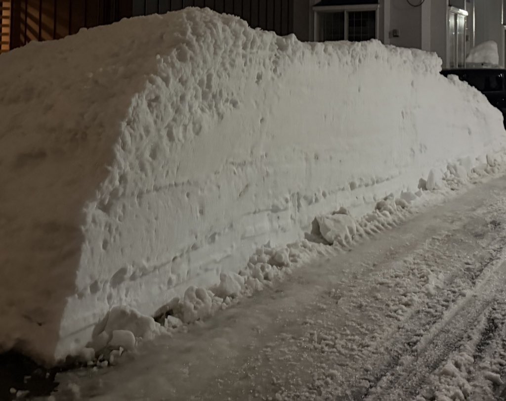 第十五回雪かき奮闘記 いやー…降りすぎやろー！！ と言わんばかりに