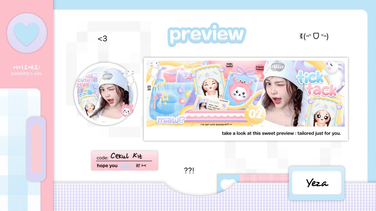pinkkitta's tweet image. help repost? thank youu! 🍒 ໒꒱ ⋆ﾟ⊹

こんばんは! yuk kenalan sama katalog layout baru aku namanya 'Cekul Kit' 💌 yang isinya perintilan imup &amp;amp;&amp;amp; meng yang bisa pilih topi zodiak! kalau ada yang belum aman ketuklah my dm aku 🌟🛒 

#zonauang #zonajajan