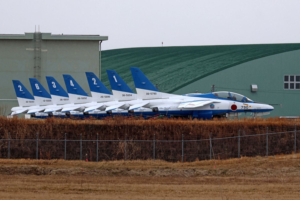2026/02/19 #松島基地 #ブルーインパルス 2nd、6機(12TR3456)3区分