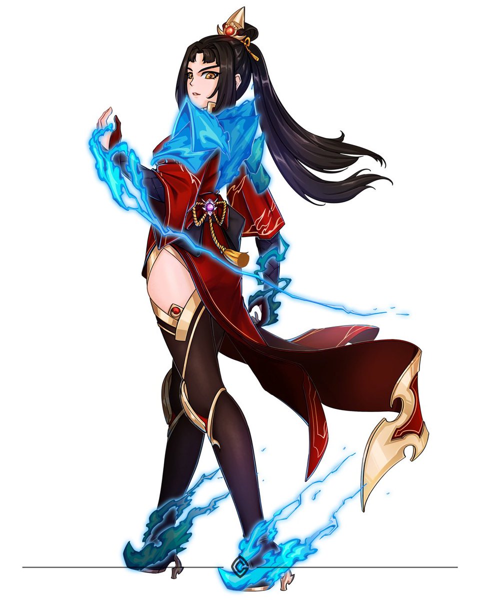 Azula (Pyro)
ATLA x Genshin Impact

#azula #avatarthelastairbender #genshinstyle #characterredesign #fanart