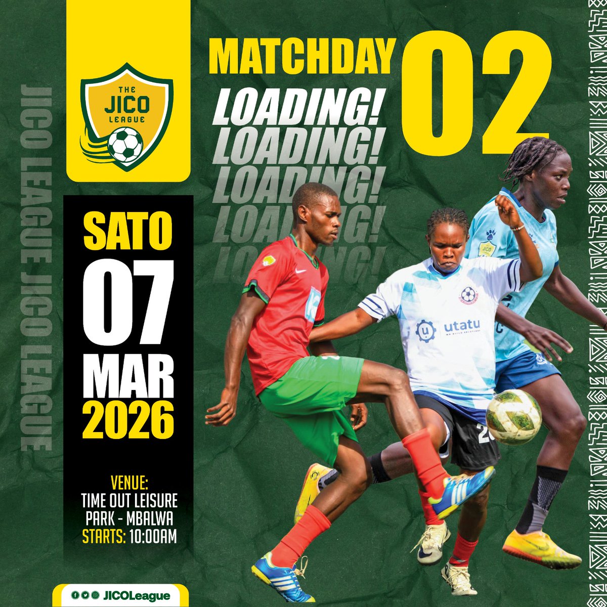 JicoLeague's tweet photo. It’s been quiet… too quiet 😤
Match Day Two is loading ⏳

7th March 2026
📍Time Out Leisure Park 
#JicoLeagueSn4 https://t.co/Fm29N0LKbi