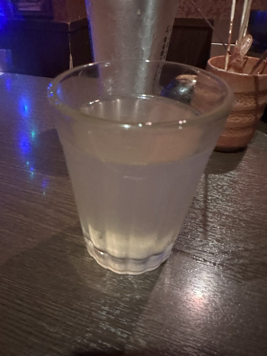 秒でおかわり頼んだ
