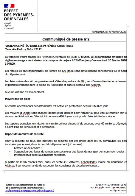 Préfet des Pyrénées-Orientales tweet media