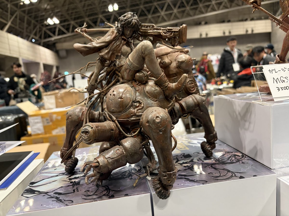 ガレージキットが1/7でそれよりサイズアップして1/4だから相当デカいぞ