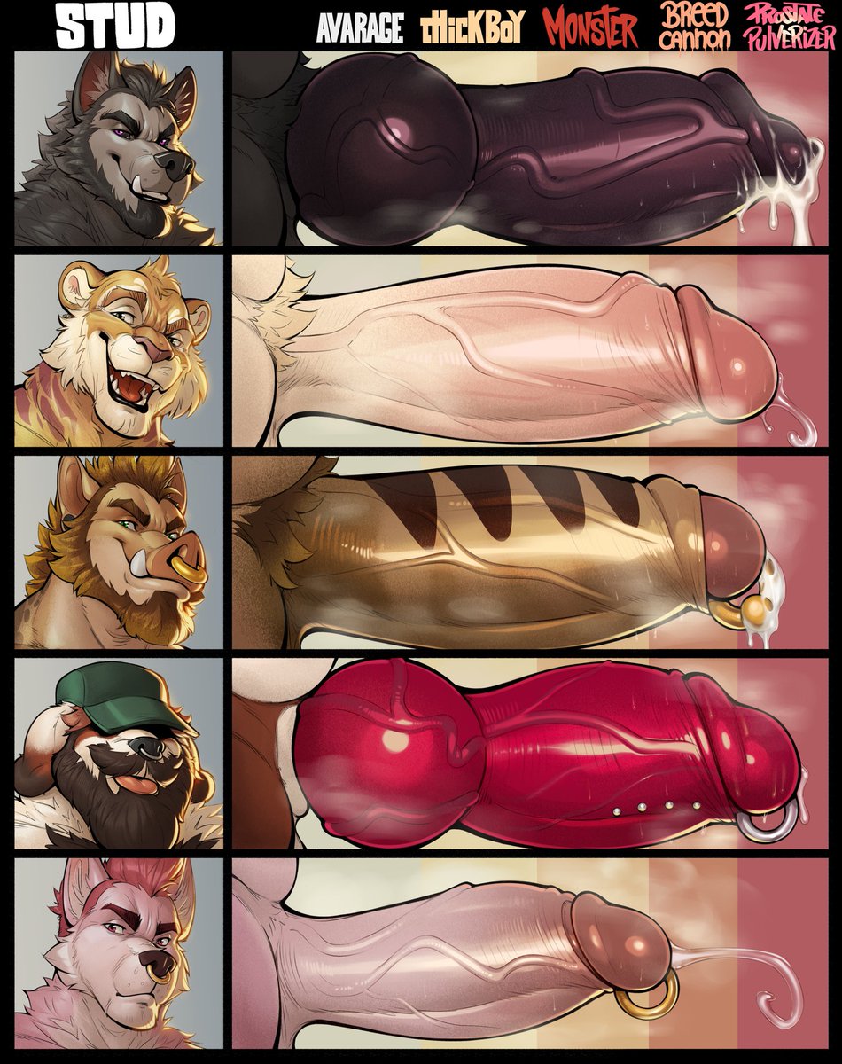 Only handsome studs on this one 

Co ck chart by <a href="/MarlonCores/">Marlon Cores 🇧🇷 NSFW (commissions closed)</a>