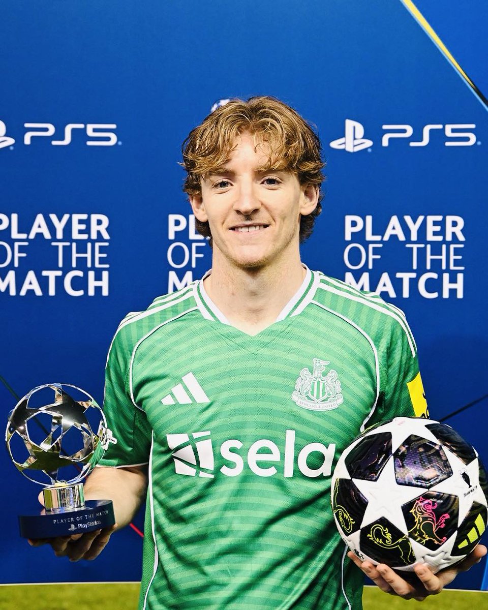 🚨 𝗢𝗙𝗙𝗜𝗖𝗜𝗔𝗟! Anthony Gordon has been named 𝗖𝗛𝗔𝗠𝗣𝗜𝗢𝗡𝗦 𝗟𝗘𝗔𝗚𝗨𝗘 𝗣𝗟𝗔𝗬𝗘𝗥 𝗢𝗙 𝗧𝗛𝗘 𝗪𝗘𝗘𝗞! ⭐️🔥

He's scored just the four goals against Qarabag. ⚽⚽⚽⚽