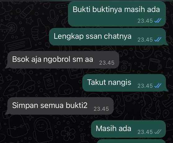 TheGodeest's tweet photo. @kagurarory Zihan faturochman data kamu udah aku kasih ke om ku yaa dia polisi dan siap siap 200 ga akan sebanding sama yang aku bakal balas ke kamu lewat om ku https://t.co/LgRcAi3xOC