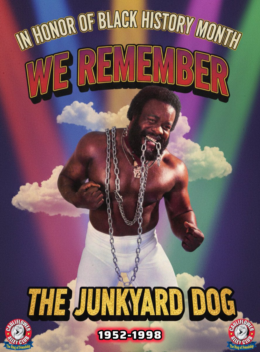 In honor of Black History Month, we proudly pay tribute to the legendary Junkyard Dog — a trailblazer, a hero, and a symbol of strength and pride.
Born Sylvester Ritter, Junkyard Dog wasn’t just a professional wrestler — he was a cultural icon.