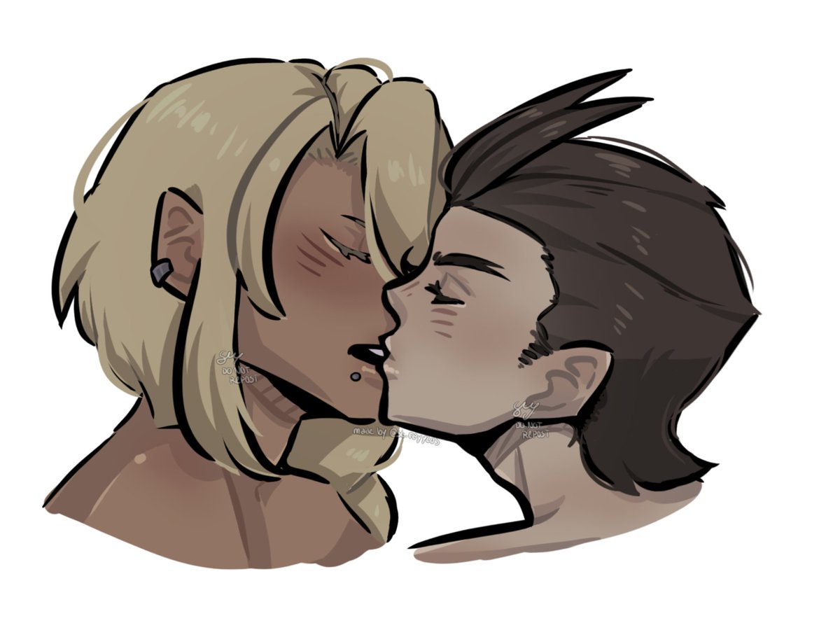 streunerkater's tweet photo. uhhh happy very belated Valentine's Day, I didn't have time to draw ;(
anyway here's a klapollo kiss :33 https://t.co/zYeXBwEXL1