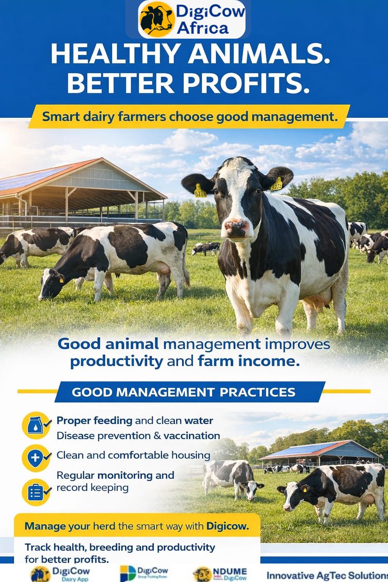 DigiCow Dairy App tweet media