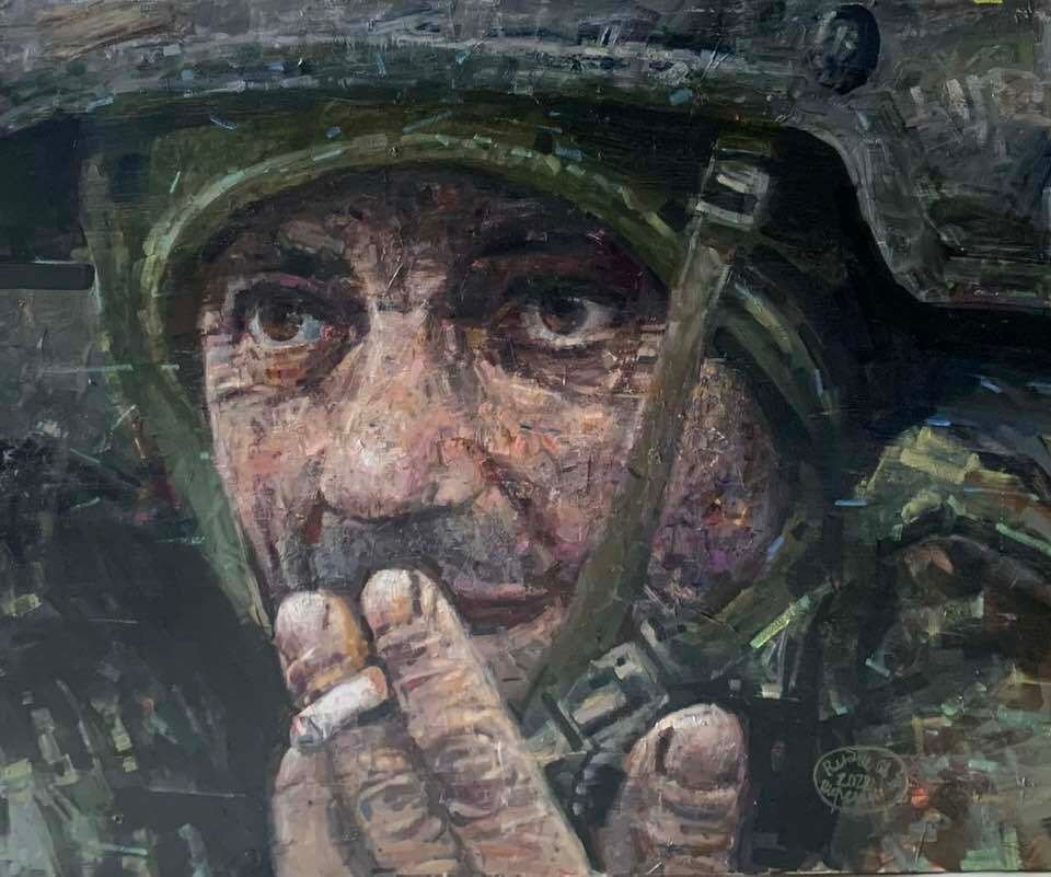 veraizmaylova41's tweet image. Ті, хто тримає нашу землю💛💙

🇺🇦Художник Владислав Шерешевський, «На нулі».

Дякуємо нашим Захистникам!🇺🇦