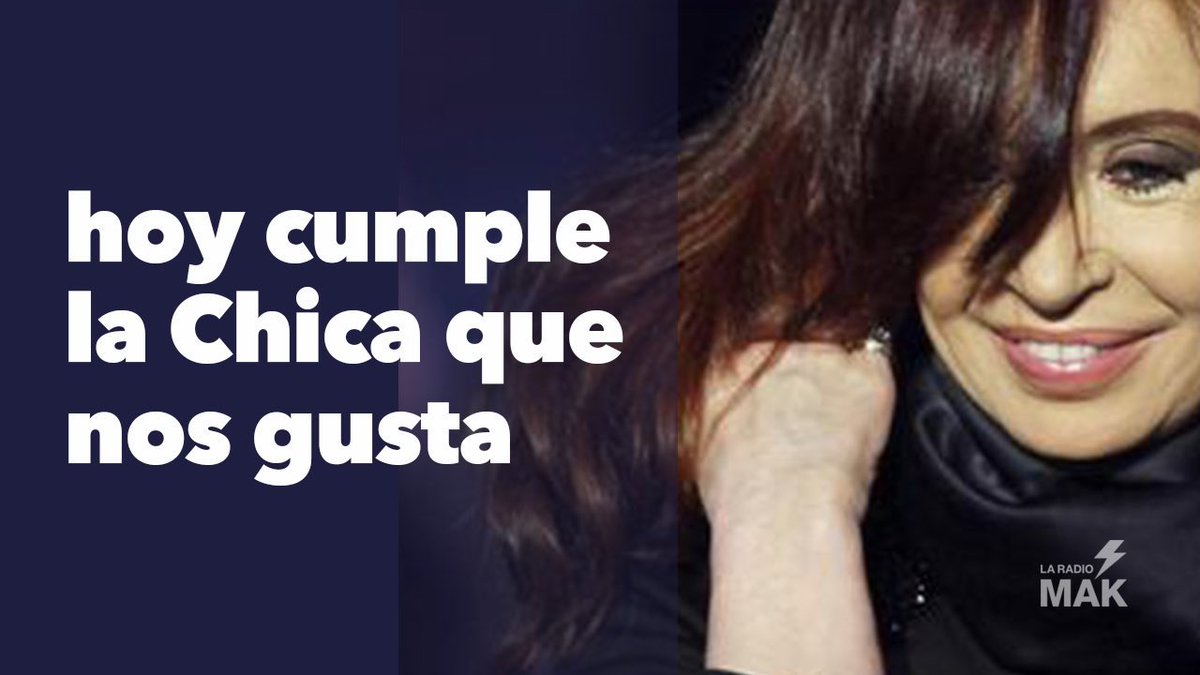 Hoy cumple la que siempre cumplió.
Feliz cumpleaños querida <a href="/CFKArgentina/">Cristina Kirchner</a> 
🎂🥂🍾