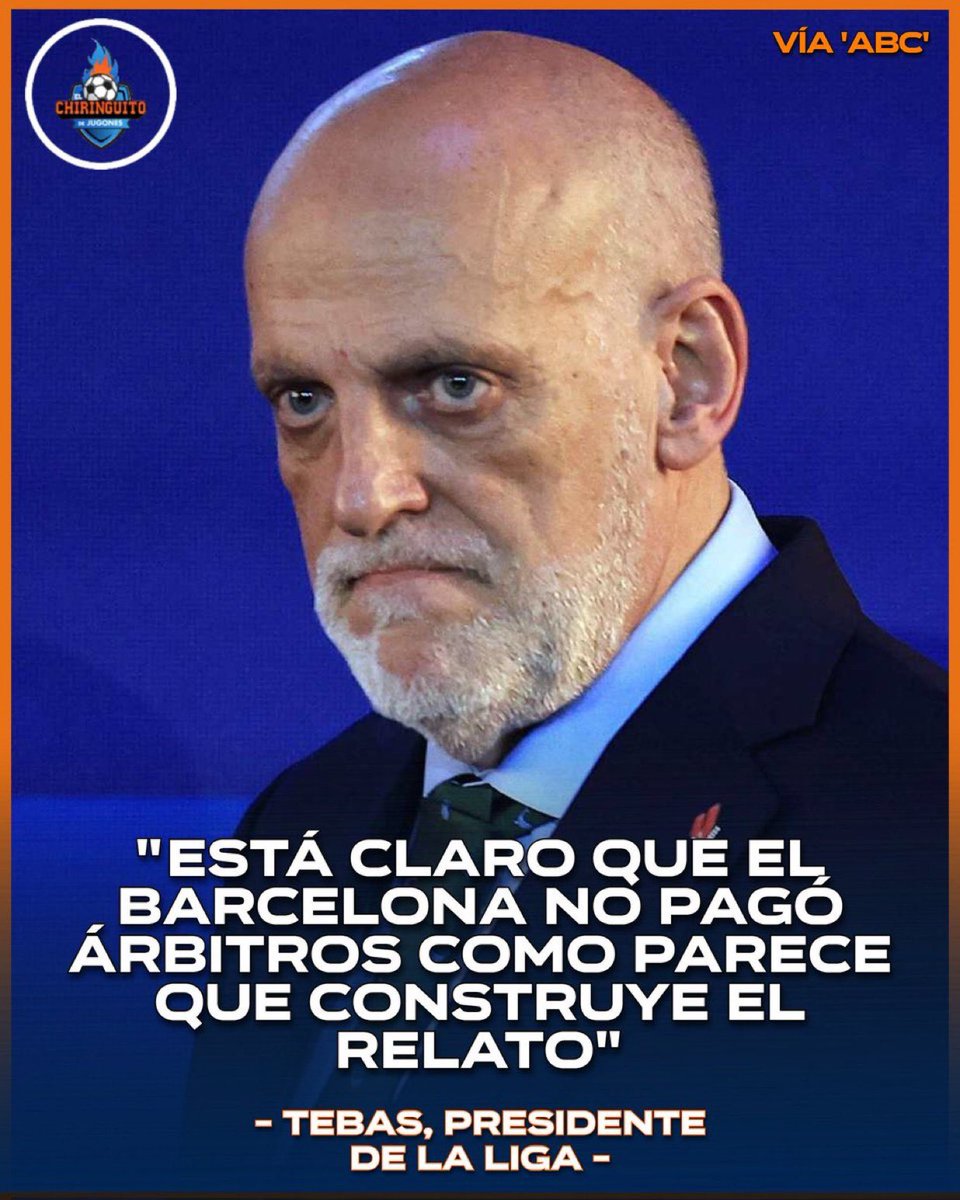 Tan solo un año de diferencia entre las dos declaraciones de Javier Tebas.