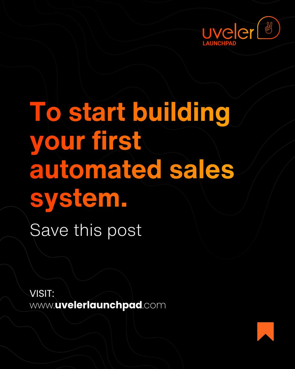 Most people think more content = more sales. That’s NOT true. You need a system that captures interest and converts it into customers.

Visit uvelerlaunchpad.com if you want a simple setup that actually sells