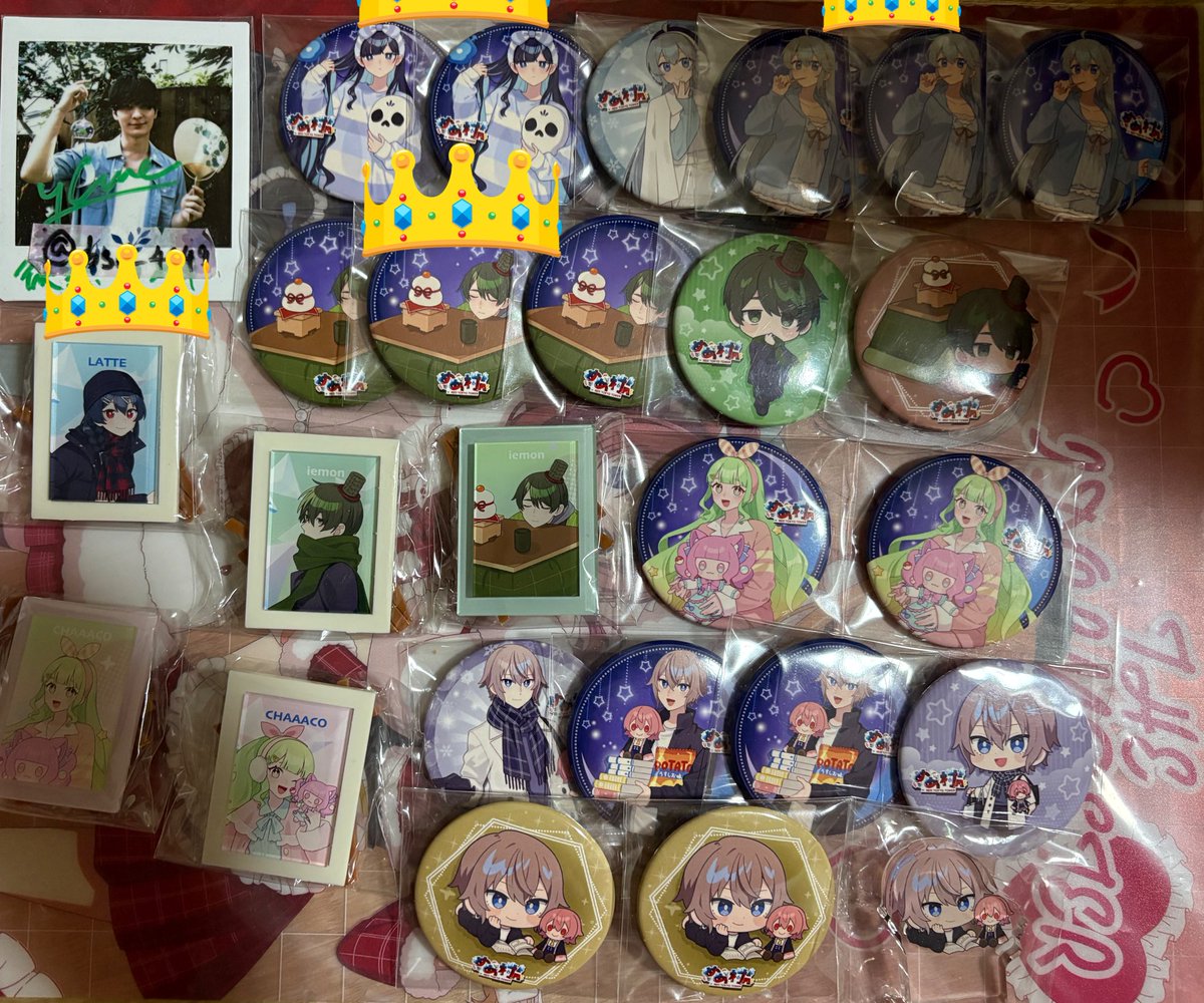 交換 譲渡】めめ村 mmmr ポップアップ 缶バッジ アクリルブロック