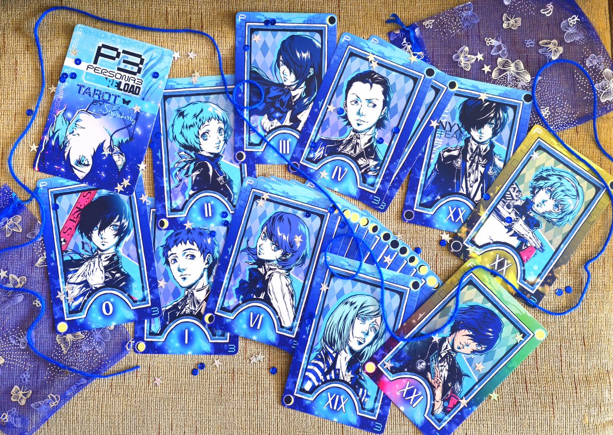 Straruberry's tweet photo. 🦋 S0RTEO 🦋

Llévate a casa mi baraja del Tarot de #Persona3Reload! ✨️🎧 

Para participar:
🌕 Sígueme + RT
🌕 Menciona a un colega fan de la saga 👬
🌕 [Extra] Sígueme en inst4 (@/straruberry)

Ganador el 22/2 a las 18h. 🗓
@PersonaSpain le dais un empujón? 🥰 Suerte! 🫂✨️ https://t.co/5tMeviLX8U