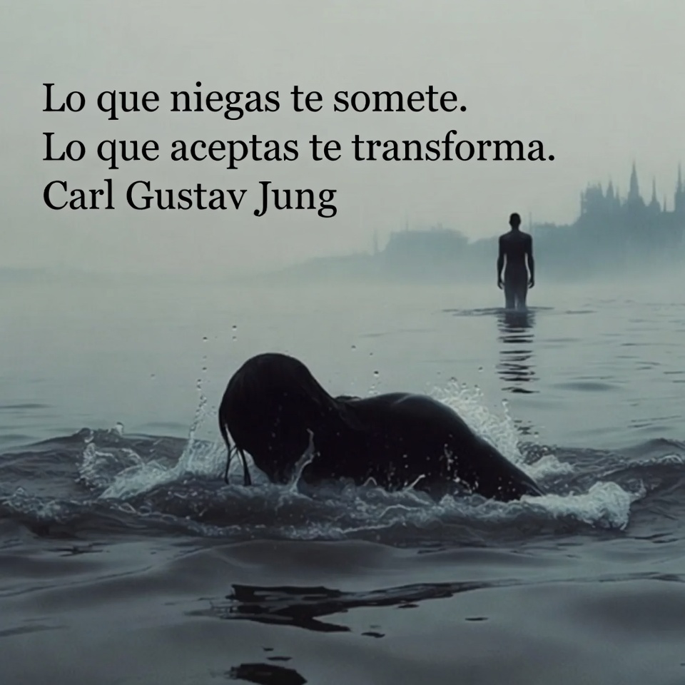 JungYPsicologia's tweet image. Negar lo que somos, lo que sentimos o lo que nos duele,
no lo hace desaparecer.
Solo lo entierra más hondo,
y desde ahí, actúa sin que lo sepamos.

Aceptar no es resignarse.
Es mirar de frente.
Es tomar la sombra de la mano
y decirle: “ya no necesito esconderte”.

Solo cuando