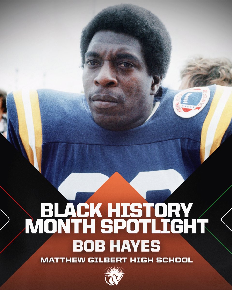 Black History Month spotlight on a Florida legend who redefined speed 🖤⚡

Bob Hayes
🏃‍♂️ Florida HS track standout
🏆 FHSAA Hall of Famer
🥇 Olympic Gold Medalist
🏈 NFL Hall of Famer
⚡ The fastest man in football

Speed that changed two sports forever. Legacy unmatched. 🐐🔥