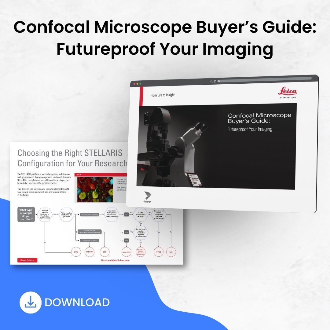BitesizeBio's tweet image. Make a smart, future-ready choice when investing in a confocal microscope. This free guide from @LeicaMicro covers key features, upgrade options, and long-term support. Download now →  buff.ly/I2ro6rF #ConfocalMicroscopy #ConfocalImaging #LabEquipment