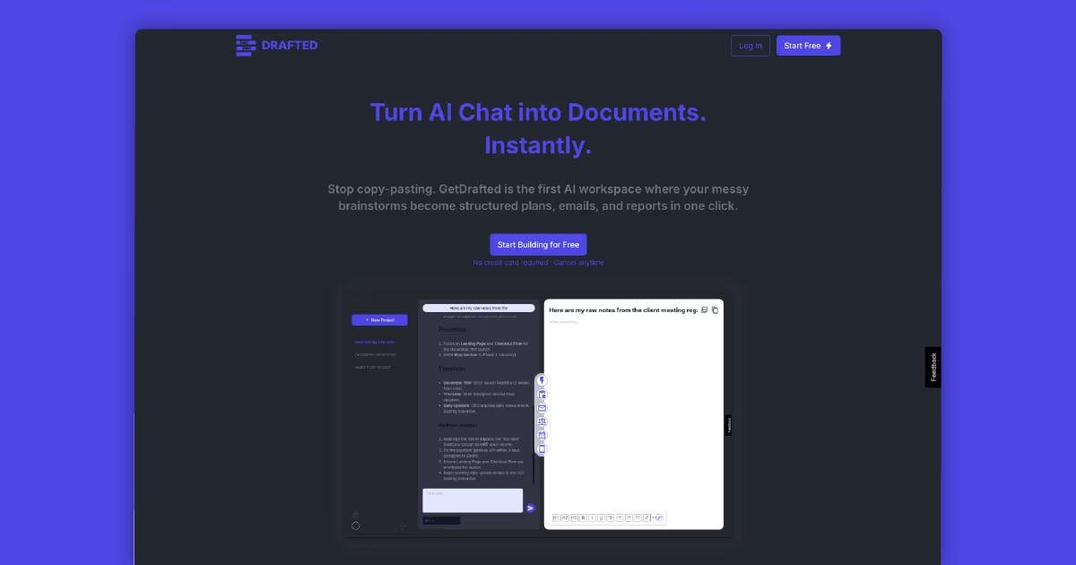 GetDraftedApp's tweet photo. ChatGPT vs Claude vs Gemini. Stop paying for 3 subscriptions. Drafted brings them all into one interface for a fraction of the cost. ? https://t.co/kNo1eIlJkR https://t.co/z2DpY3yrfo