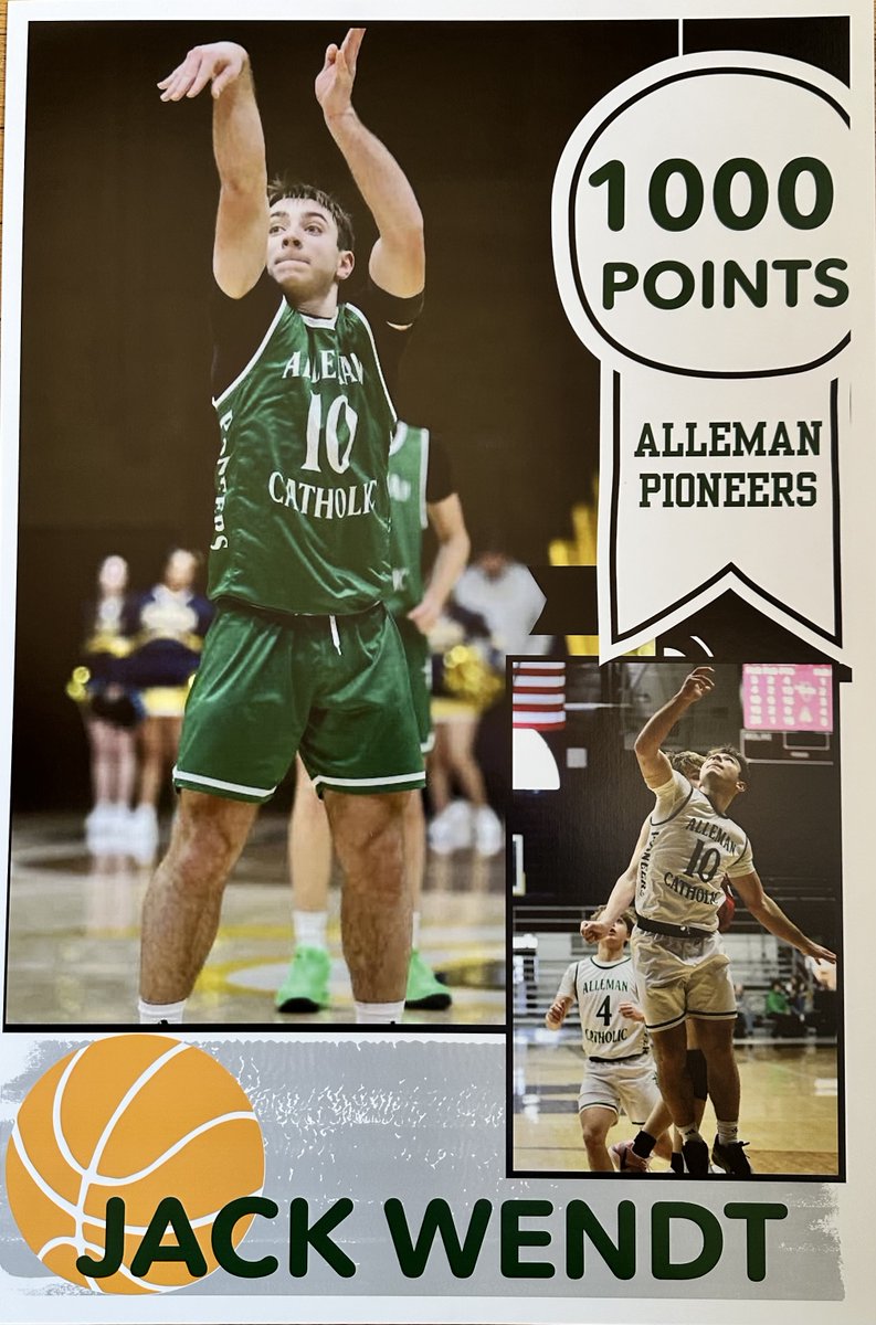 Congratulations to Junior Jack Wendt, who just joined the 1,000 POINT CLUB!!!

He is the first male student athlete in state history to achieve a dual milestone of 75 career soccer goals and 1,000 points in basketball by the end of his junior year!
