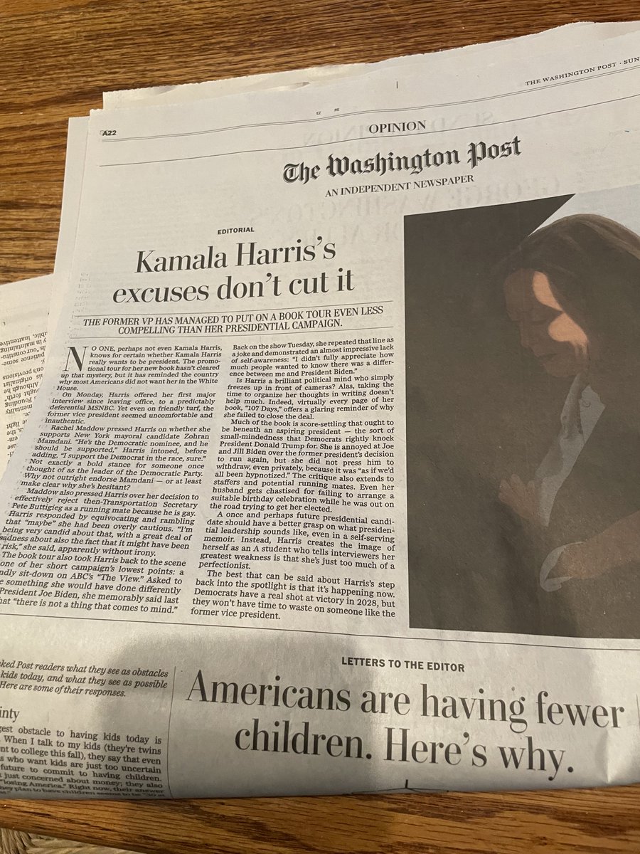 The beginning of the end? The last straw? . . . Whatever - this made it painfully obvious to me that I could no longer subscribe to the ⁦<a href="/washingtonpost/">The Washington Post</a>⁩ and needed to get my news of the day from other sources!!
