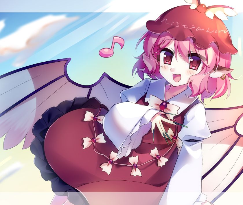 ミスティア・ローレライ 「みすちー #ミスティア・ローレライ」|くじょーのイラスト